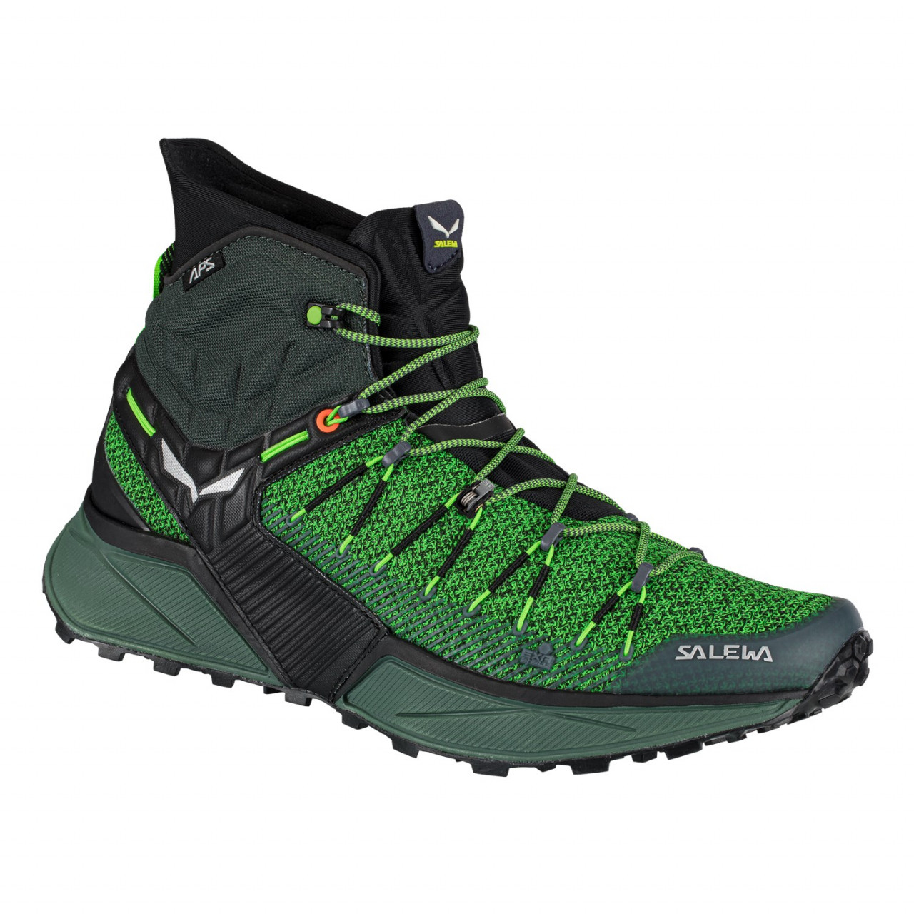 Zapatillas De Montaña Hombre Chile - Salewa Dropline Mid - Verde - KTQP-87326